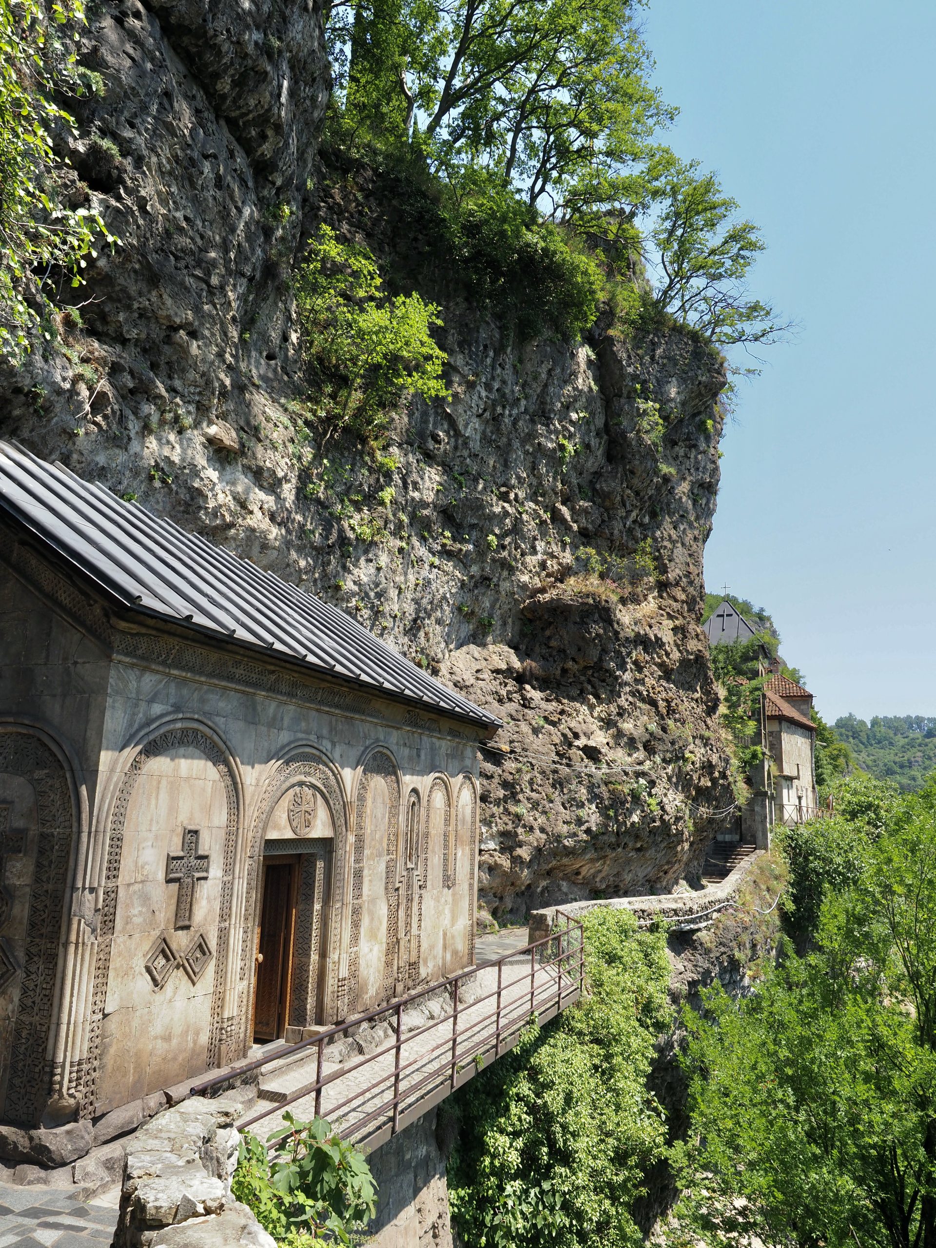 Kloster Mgvimevi & Kazchi Säule